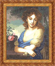 Вышивка 00-013 Портрет Е.А. Нарышкиной