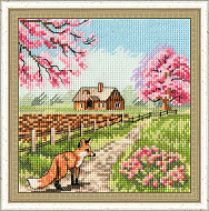 Вышивка М-027 Лиса пришла Вышивка М-027 Лиса пришла