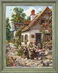Вышивка ЛП-075 Бабушкин домик Вышивка ЛП-075 Бабушкин домик