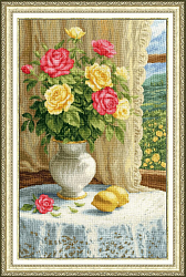 Вышивка ЛЦ-089 Утренние розы