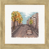 Вышивка М-013 Осенний бульвар Вышивка М-013 Осенний бульвар