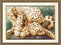 Вышивка ДЖ-026 Снежные барсы